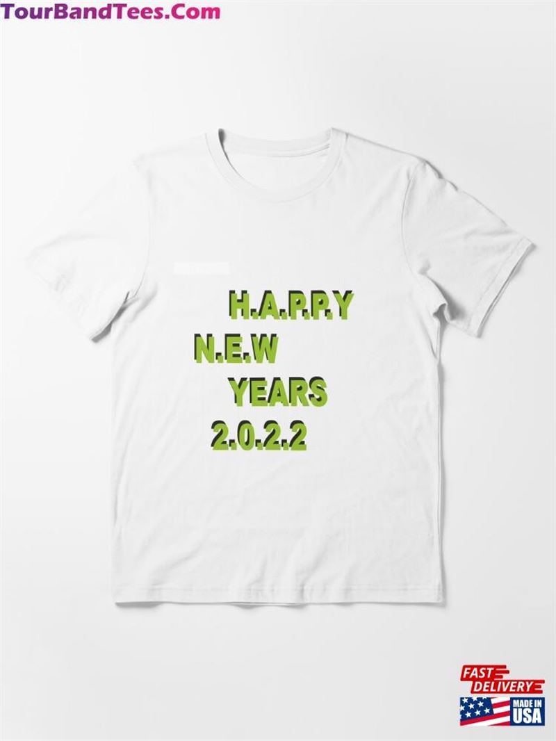 Happy New Years T Shirt Essential T-Shirt Classic 29Uf172476 – Utopia Fashion