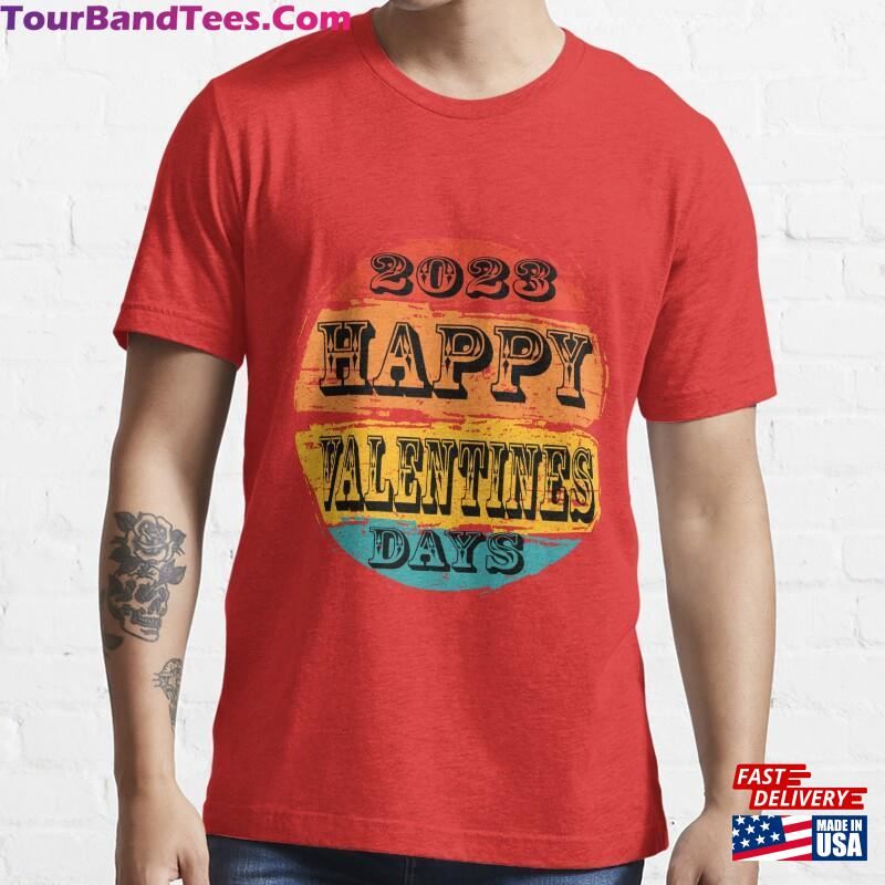 Happy Valentines Day T Shirts Essential T-Shirt Sweatshirt Classic 29Uf177613 – Utopia Fashion