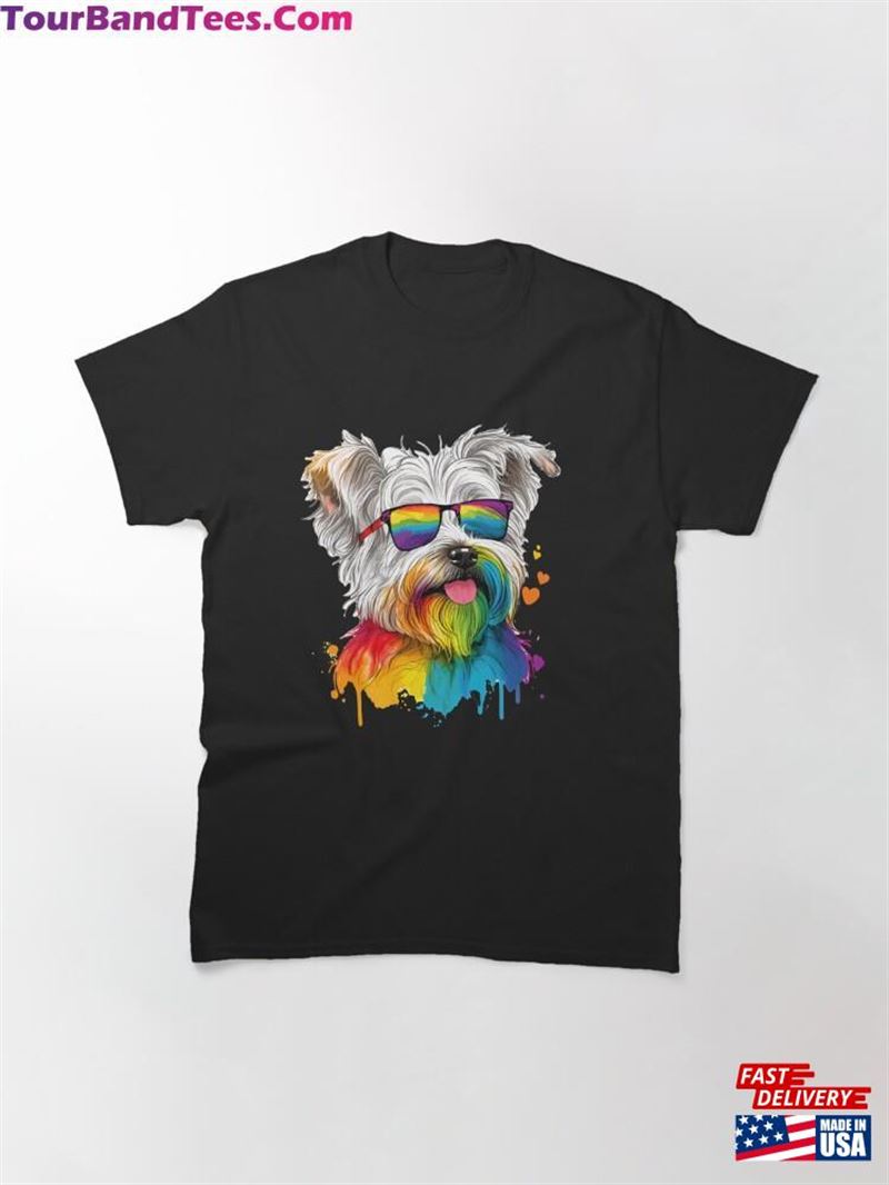 Happy Yorkie Classic T-Shirt 29Uf166005 – Utopia Fashion