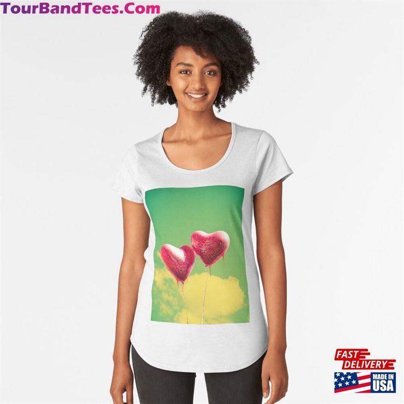 Heart Balloons Premium Scoop T-Shirt Sweatshirt 29Uf172205 – Utopia Fashion