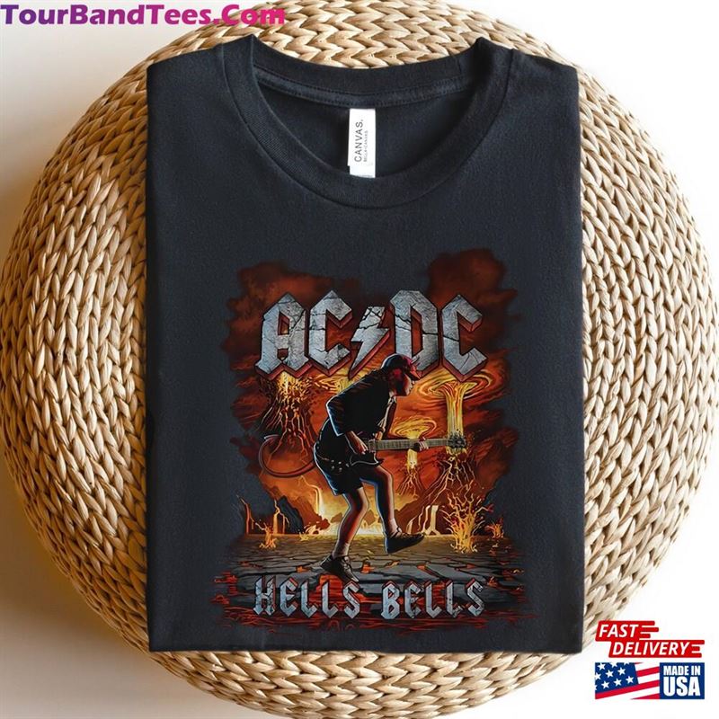 Hells Bells Ac Dc Rock N’Roll T-Shirt Sweatshirt Hoodie 29Uf167936 – Utopia Fashion