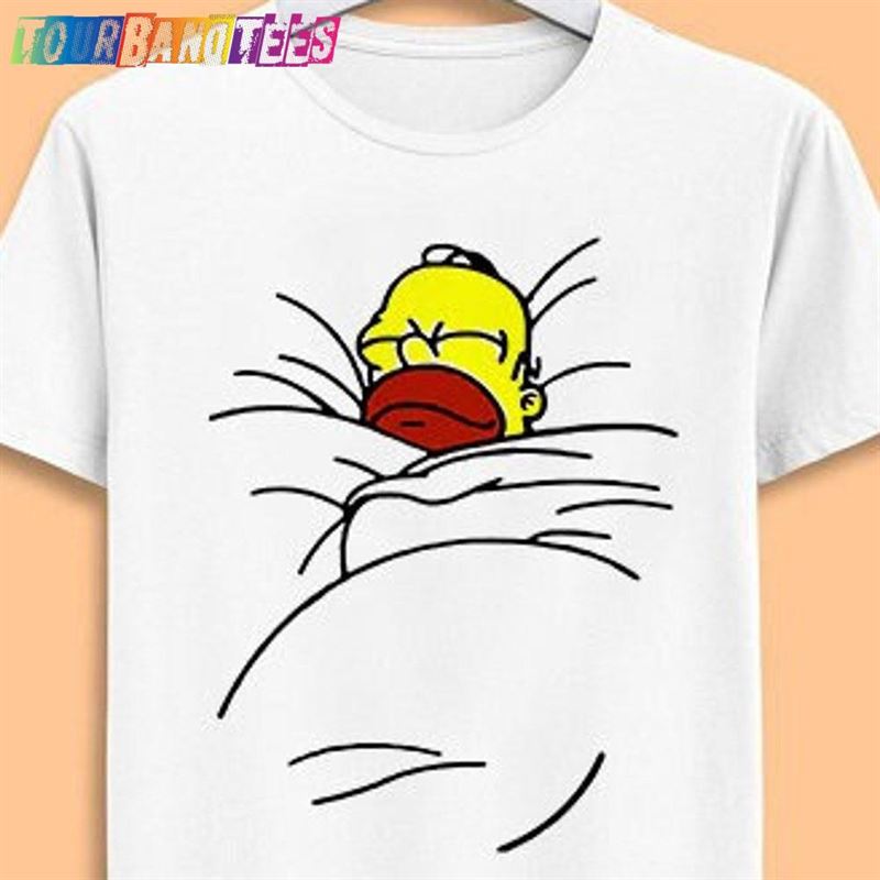 Homer Simpson Sleeping Lazy The Funny Cartoon Unisex Mens Womens Gift Cool Music Fashion Top Retro Tee T-Shirt Sweatshirt Classic 29Uf177596 – Utopia Fashion