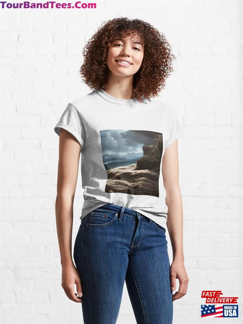 Horizon And Trees Classic T-Shirt Unisex 29Uf187371 – Utopia Fashion