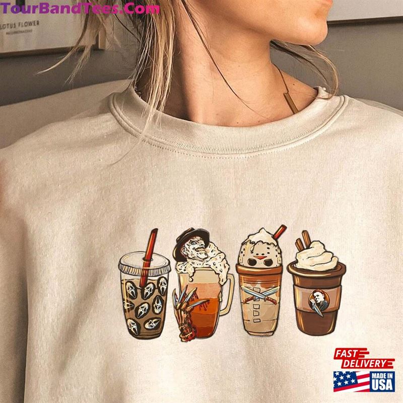 Horror Movie Coffee Latte Sweatshirt Sweater Scary Classic 29Uf167722 – Utopia Fashion