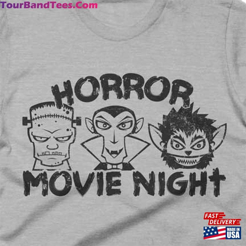 Horror Movie Night T-Shirt Funny Halloween Shirts Mens Hoodie Sweatshirt 29Uf186621 – Utopia Fashion