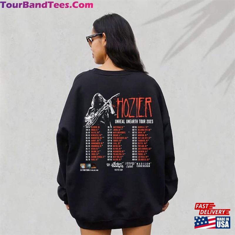 Hozier Unreal Unearth Tour T-Shirt Merch Concert Classic Sweatshirt 29Uf172256 – Utopia Fashion