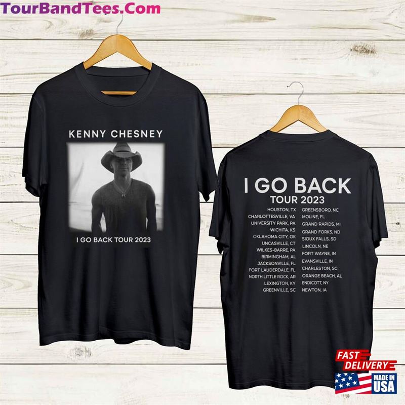 I Go Back Tour Shirt Tee Kenny Chesney Unisex T-Shirt Full Size S 29Uf167399 – Utopia Fashion