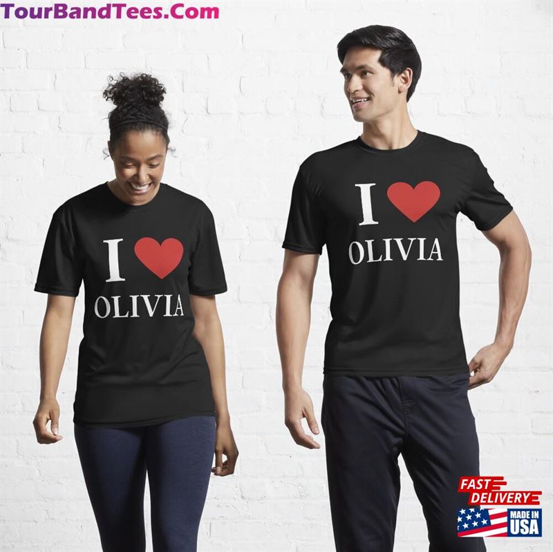 I Love Olivia Funny Active T-Shirt Hoodie Unisex 29Uf187751 – Utopia Fashion