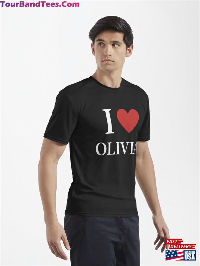 I Love Olivia Funny Active T-Shirt Hoodie Unisex 29Uf187751 – Utopia Fashion