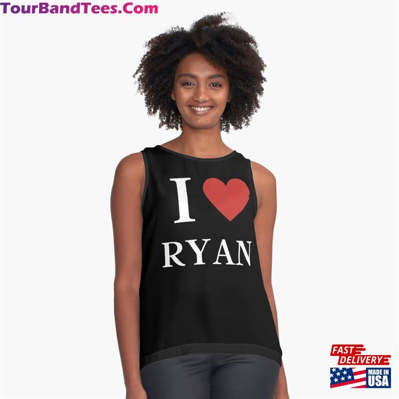 I Love Ryan Funny Sleeveless Top Classic T-Shirt 29Uf187643 – Utopia Fashion