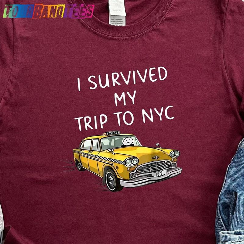 I Survived My Trip To Nyc Shirt New York City Yellow Taxi Spider Classic Hoodie 29Uf176766 – Utopia Fashion