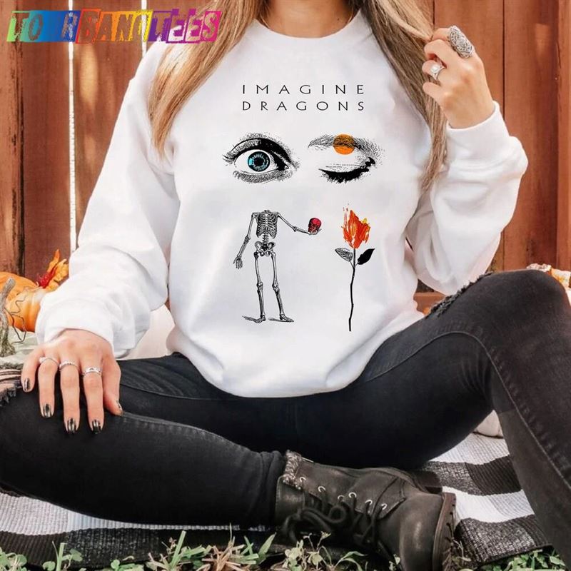 Imagine Dragons Sweatshirt Music Tour Shirt Rose Wrecked Bones Classic Unisex 29Uf179635 – Utopia Fashion