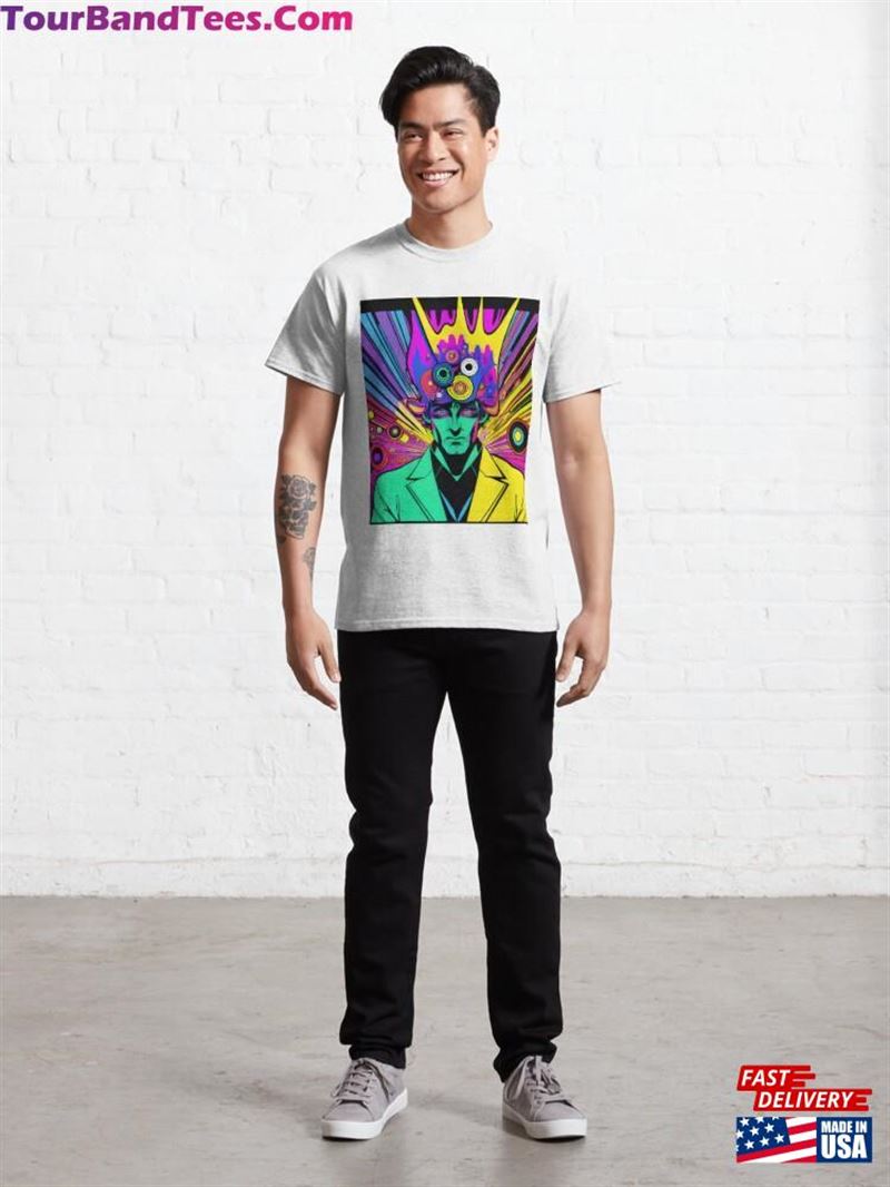 Intense Psychedelic Trip Trippy Art Classic T-Shirt Sweatshirt 29Uf177497 – Utopia Fashion