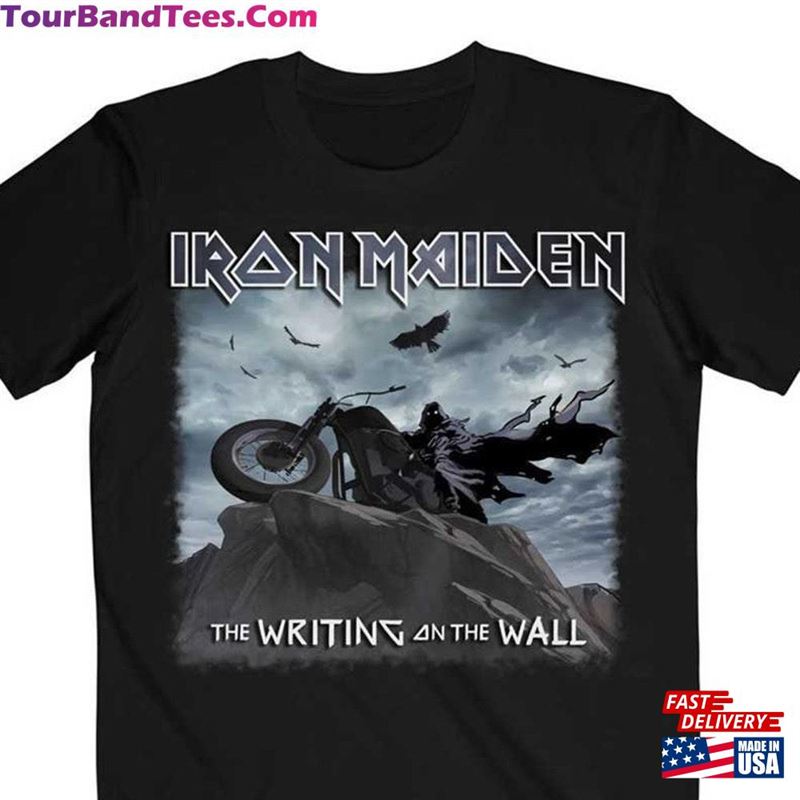 Iron Maiden Adult T-Shirt The Writing On Wall Official Licensed Design Classic Unisex 29Uf171028 – Utopia Fashion