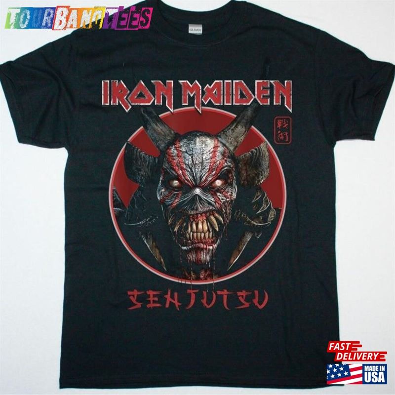 Iron Maiden Eddie Senjutsu New Black T Shirt Unisex Sweatshirt 29Uf173012 – Utopia Fashion