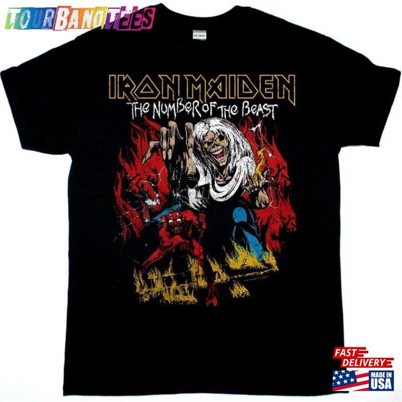 Iron Maiden Number Of The Beast New Black T Shirt Hoodie Classic 29Uf172996 – Utopia Fashion