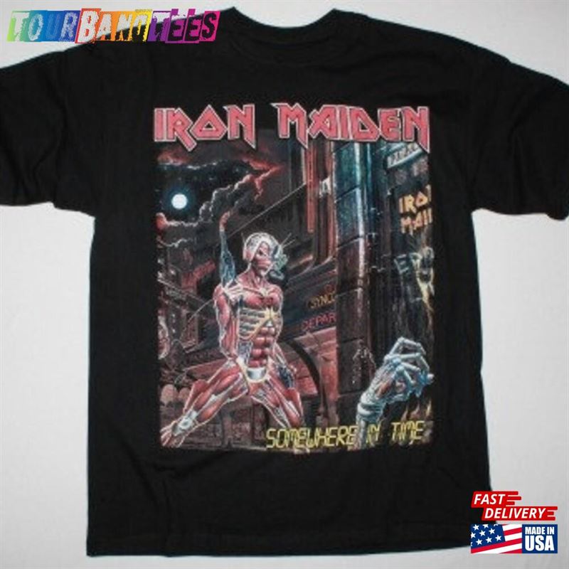 Iron Maiden Somewhere In Time New Black T Shirt Unisex T-Shirt 29Uf173004 – Utopia Fashion