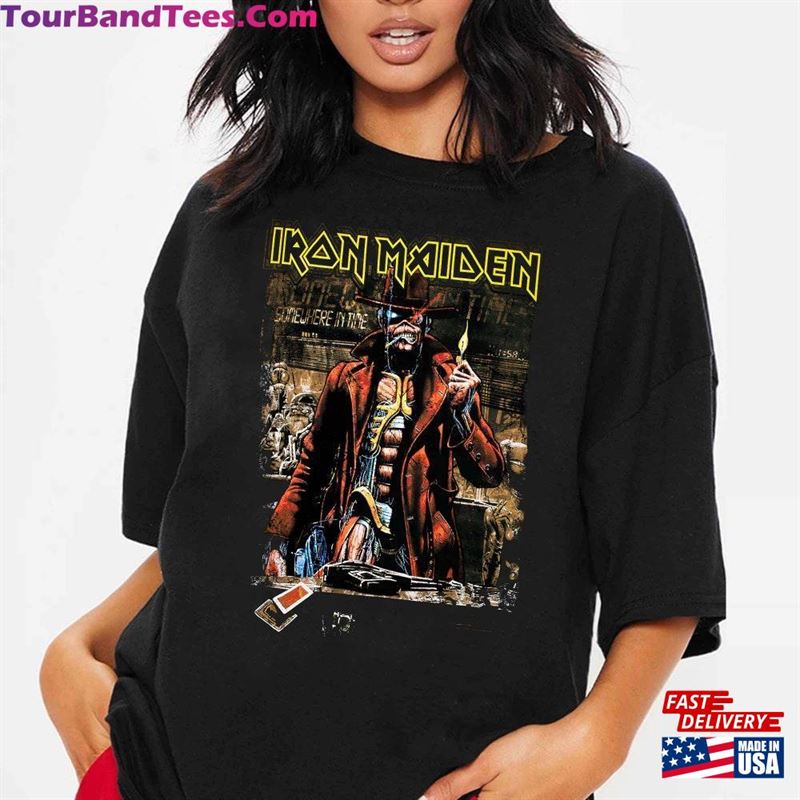 Iron Maiden Somewhere In Time Steve Harris Shirt Mens Unisex T-Shirt Hoodie Sweatshirt Classic 29Uf167098 – Utopia Fashion