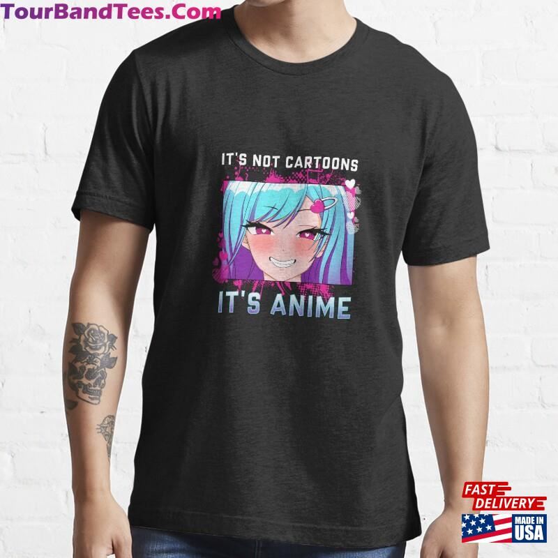 It’S Not Cartoons Anime I Chibi Otaku Girl Essential T-Shirt Classic 29Uf172271 – Utopia Fashion