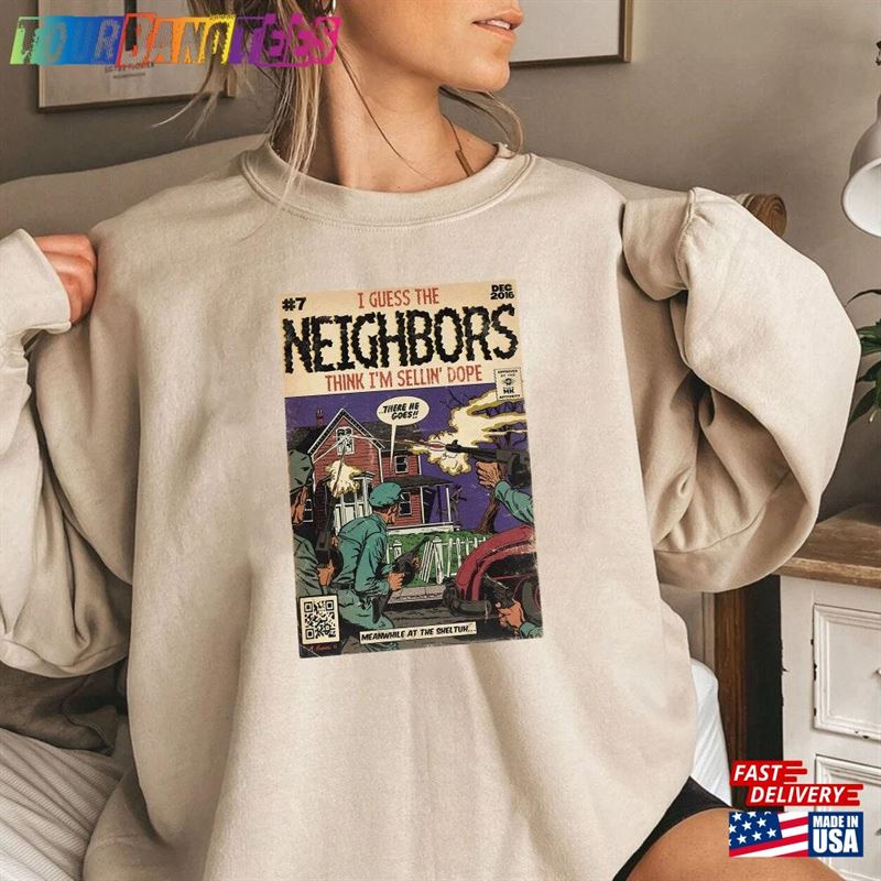 J Cole Neighbors Comic Book Parody T-Shirt Hoodie Sweatshirt 29Uf171581 – Utopia Fashion