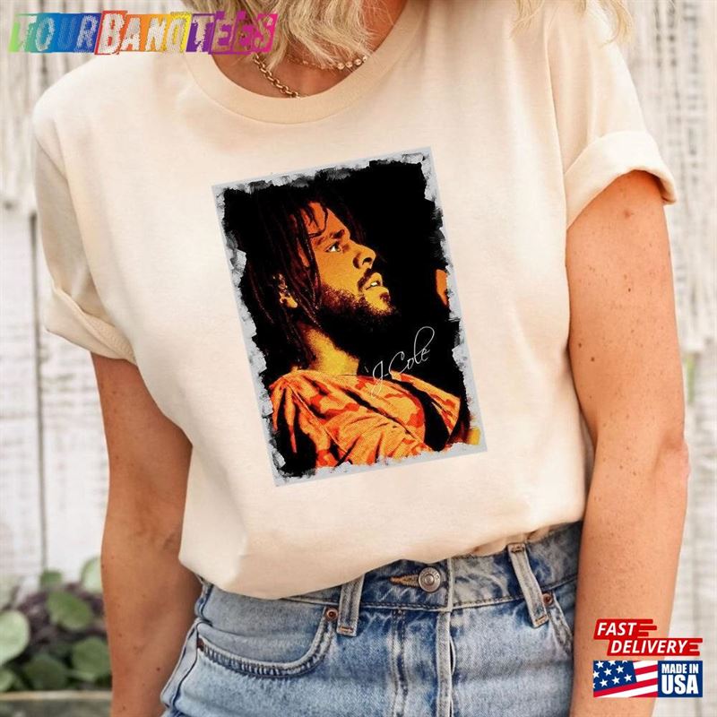 J Cole Photographic Print T-Shirt Hoodie Sweatshirt Unisex 29Uf170352 – Utopia Fashion