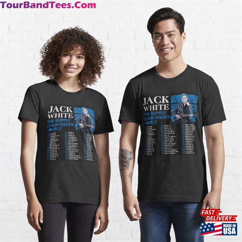 Jack White The Supply Chain Issues Tour Lato2 Essential T-Shirt Unisex Sweatshirt 29Uf182371 – Utopia Fashion