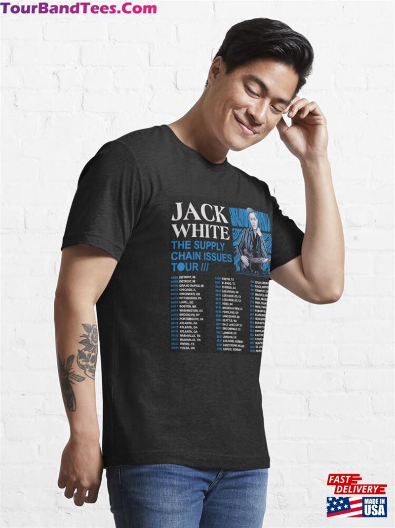 Jack White The Supply Chain Issues Tour Lato2 Essential T-Shirt Unisex Sweatshirt 29Uf182371 – Utopia Fashion