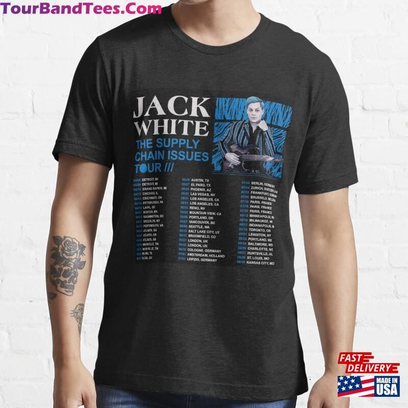 Jack White The Supply Chain Issues Tour Lato2 Essential T-Shirt Unisex Sweatshirt 29Uf182371 – Utopia Fashion