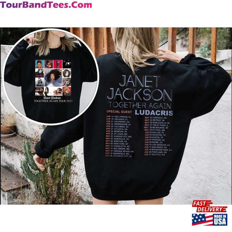 Janet Jackson Together Again Tour T-Shirt Shirt Merch Classic 29Uf167257 – Utopia Fashion