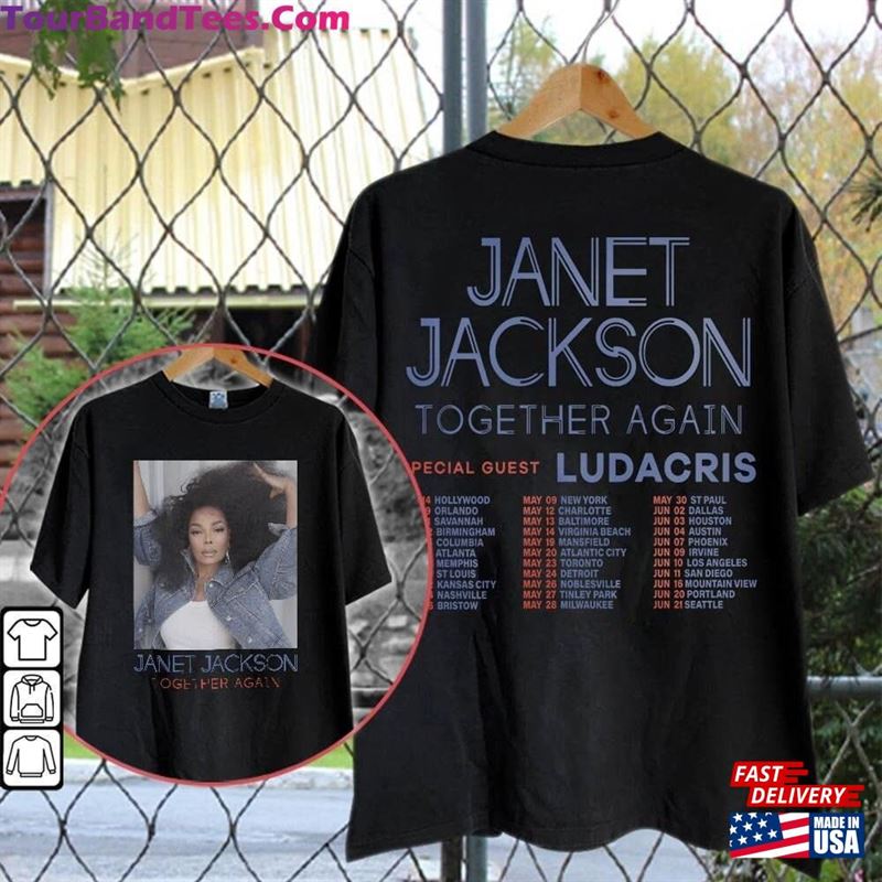 Janet Jackson Together Again Tour Dates World Double Sided Music Day Hoodie Classic 29Uf172710 – Utopia Fashion