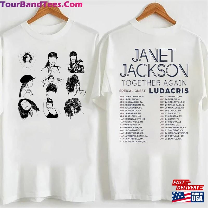 Janet Jackson Tour Graphic T-Shirt Together Again Shirt Fan Gifts Hoodie Sweatshirt 29Uf166348 – Utopia Fashion