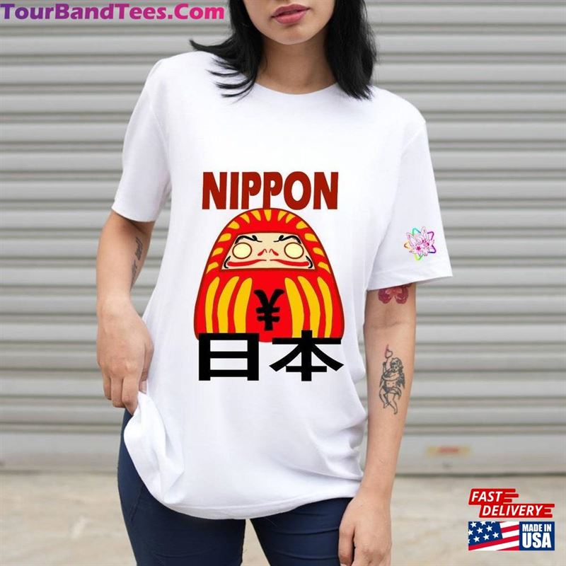 Japanese Daruma Tee Luck Tshirt Kawaii Sweatshirt Unisex 29Uf182769 – Utopia Fashion