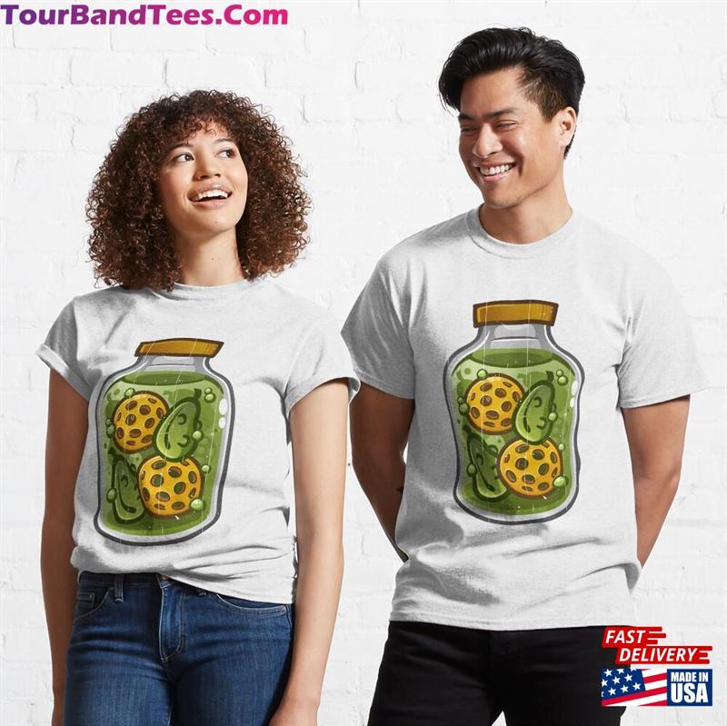 Jar Of Pickleballs Grunge Cartoon Classic T-Shirt Sweatshirt 29Uf165881 – Utopia Fashion