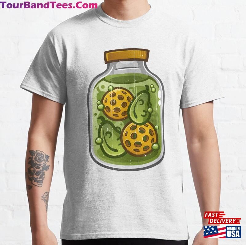 Jar Of Pickleballs Grunge Cartoon Classic T-Shirt Sweatshirt 29Uf165881 – Utopia Fashion