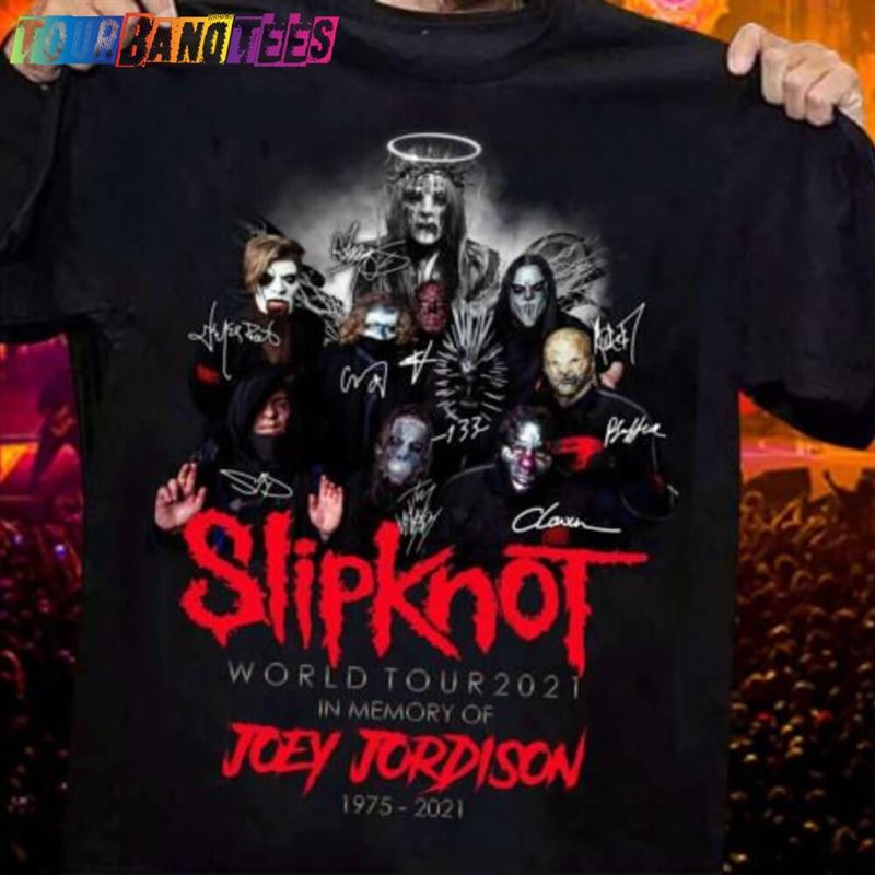 Joey Jordison Slipknot Band T-Shirt Shirt Tour Concert Hoodie Sweatshirt 29Uf165844 – Utopia Fashion