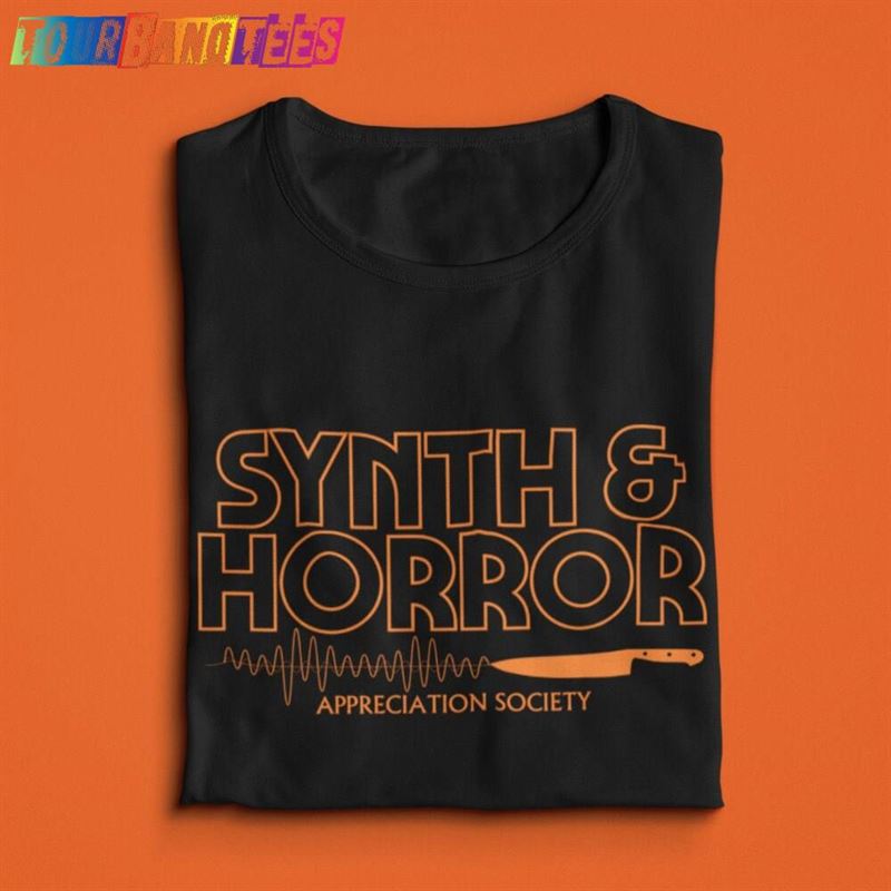 John Carpenter Synth And Horror Appreciation Society Halloween 1980S Movie Orange Logo Version Short Sleeve Unisex T-Shirt Sweatshirt Classic 29Uf175833 – Utopia Fashion