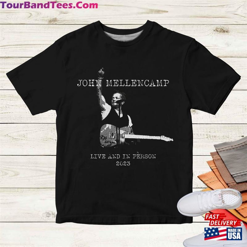 John Mellencamp Live And In Person Shirt Vintage T-Shirt Hoodie 29Uf166573 – Utopia Fashion