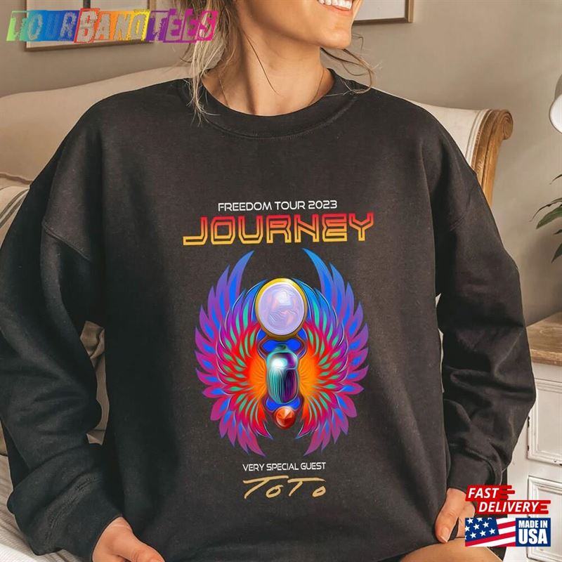 Journey Freedom Tour 50Th Anniversary Sweatshirt Shirt Music Merch Unisex 29Uf166263 – Utopia Fashion