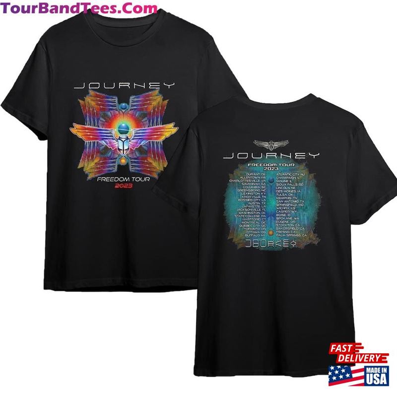 Journey Shirt Freedom Tour Shirts 50Th Anniversary Music T-Shirt Singer Classic Hoodie 29Uf166862 – Utopia Fashion