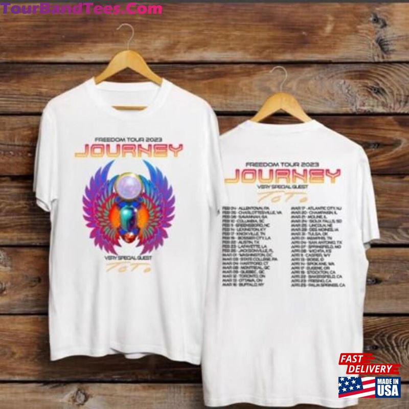 Journey Tour T-Shirt Freedom Shirt Vintage Band Hoodie 29Uf166824 – Utopia Fashion