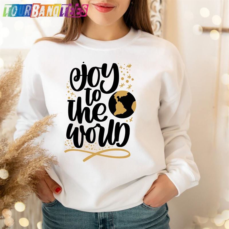 Joy To The World Sweatshirt Christmas Hoodie Women Unisex Classic 29Uf176332 – Utopia Fashion