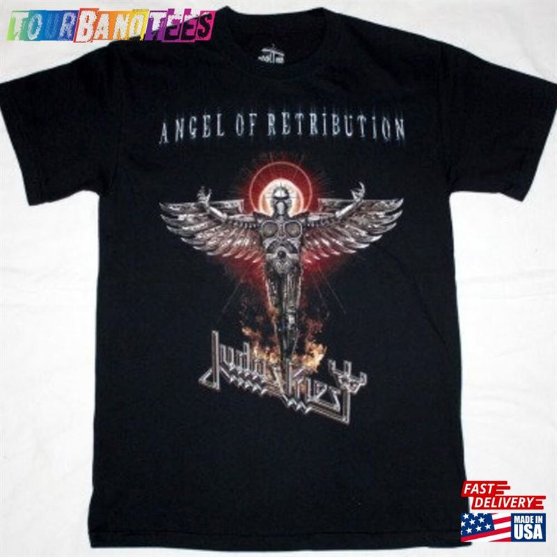 Judas Priest Angel Of Retribution New Black T Shirt Hoodie Unisex 29Uf173244 – Utopia Fashion