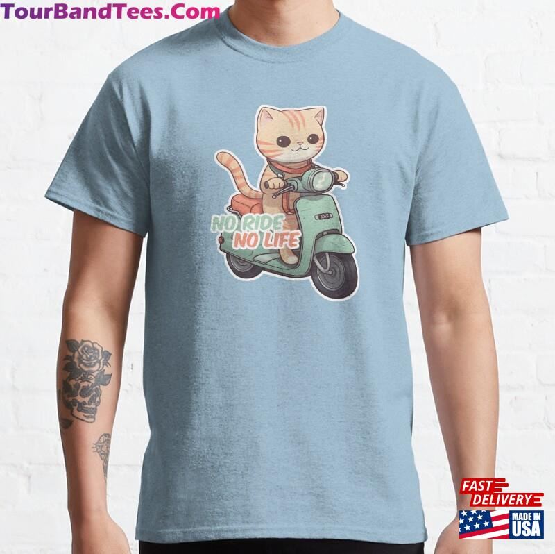 Kawaii Cat Riding Scooter Sweatshirt Unisex 29Uf172473 – Utopia Fashion