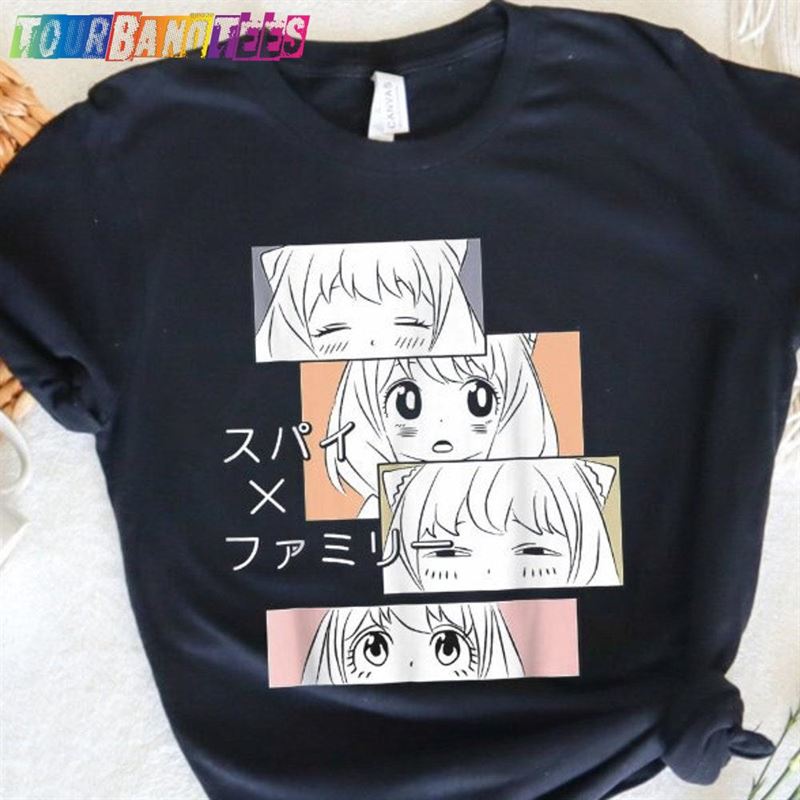 Kawaii Cute Anya Family X Spy Girl Emotion T-Shirt Anime Shirt Tshirt Hoodie Sweatshirt 29Uf176585 – Utopia Fashion