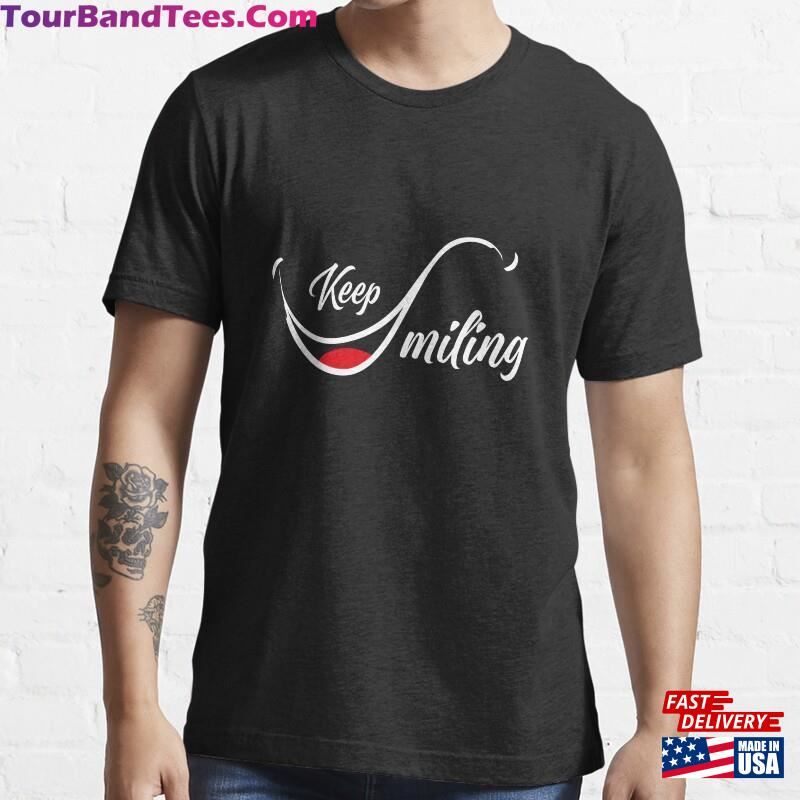 Keep Smiling Comfort Colors T Shirt Classic T-Shirt 29Uf187048 – Utopia Fashion