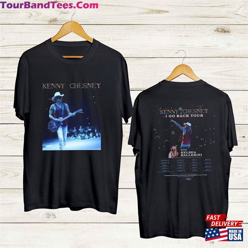 Kenny Chesney I Go Back Tour Shirt Tee Unisex T-Shirt Full Size S Classic 29Uf167415 – Utopia Fashion