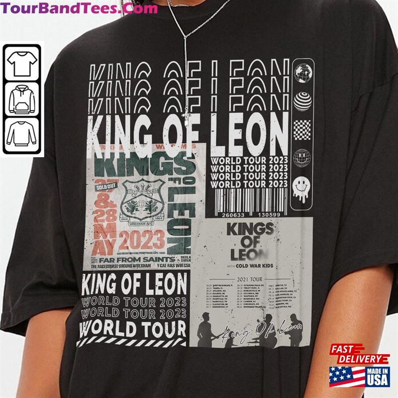 King Of Leon Music Shirt Sweatshirt Y2K Merch Vintage World Tour Album 90S Unisex Hoodie L2504M Classic 29Uf172253 – Utopia Fashion