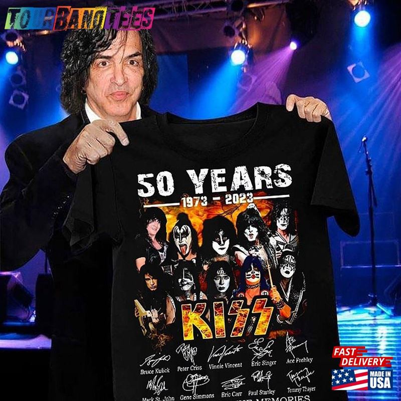 Kiss 50Th Anniversary Thank You For The Memories Rock And Roll Music Band Shirt Unisex T-Shirt 29Uf170686 – Utopia Fashion