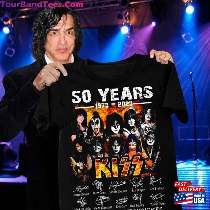 Kiss Band 50Th Anniversary T-Shirt Thank You For The Memories Rock And Roll Music Shirt Sweatshirt Hoodie 29Uf169092 – Utopia Fashion