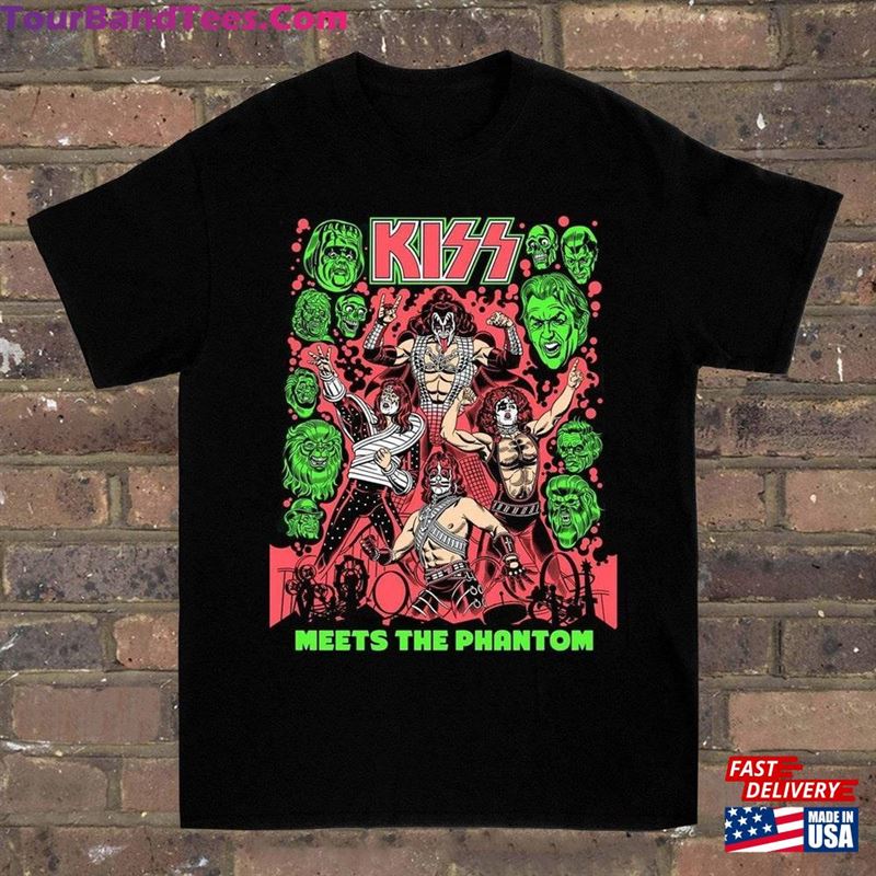 Kiss Band Shirt Meets The Phantom T-Shirt Metal Unisex Sweatshirt 29Uf169126 – Utopia Fashion